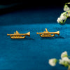 Trumpet Yellow Gold Kids Earring