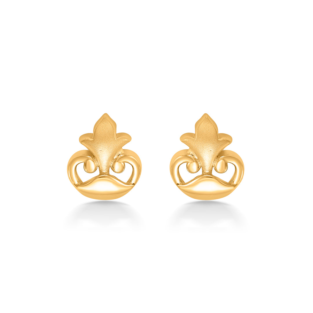 Woodland Yellow Gold Kids Earring