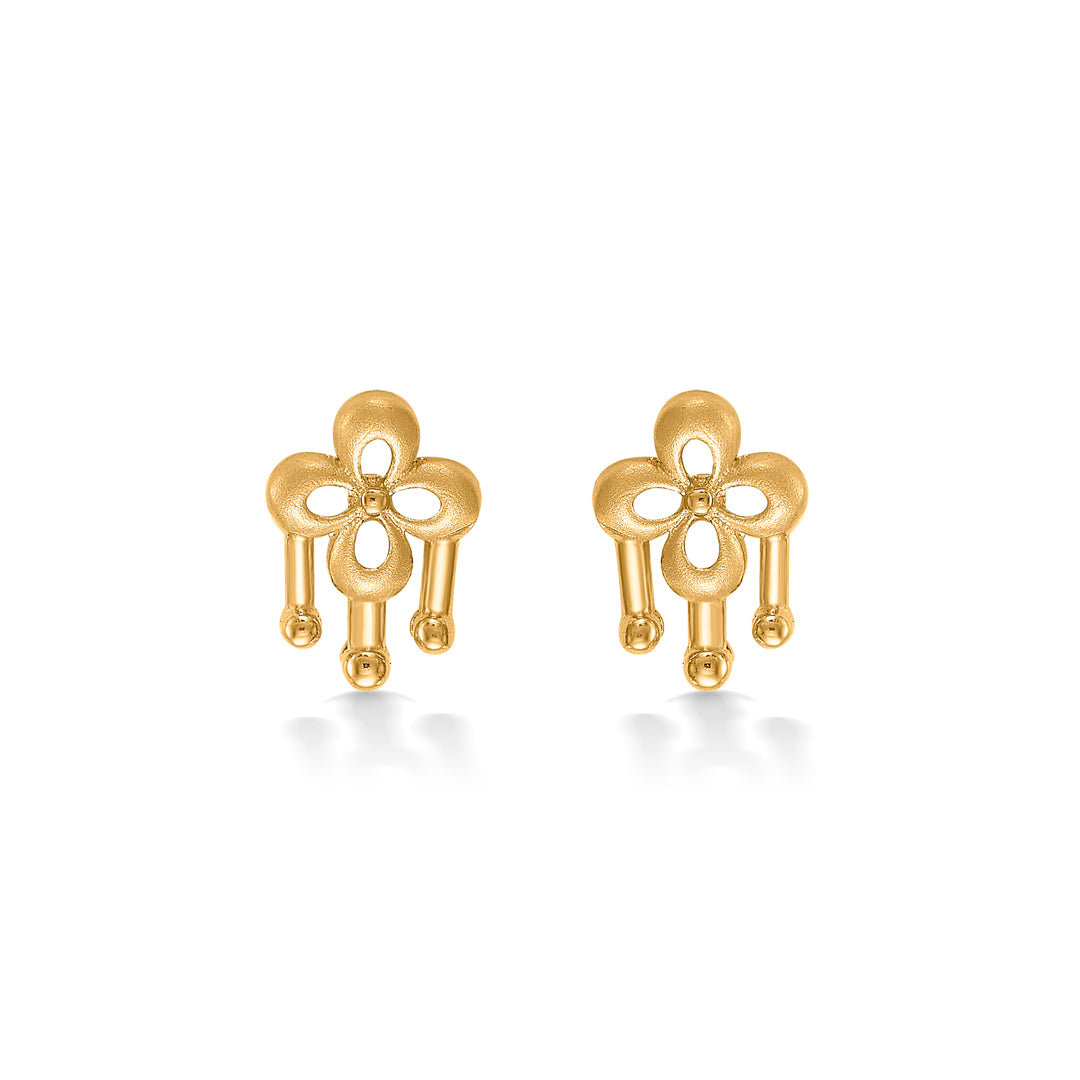 Chic Minis Yellow Gold Kids Earring