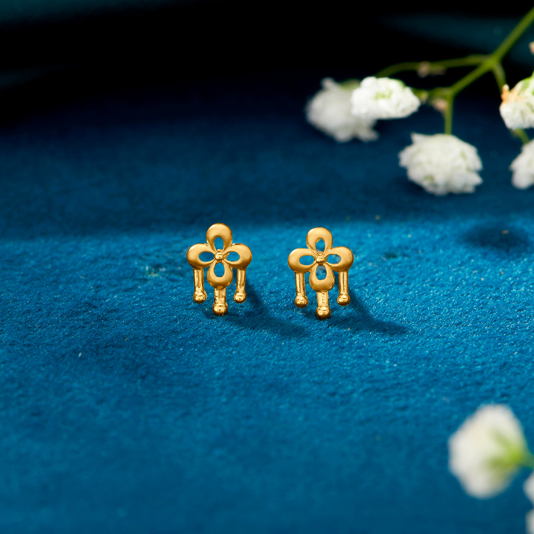 Chic Minis Yellow Gold Kids Earring