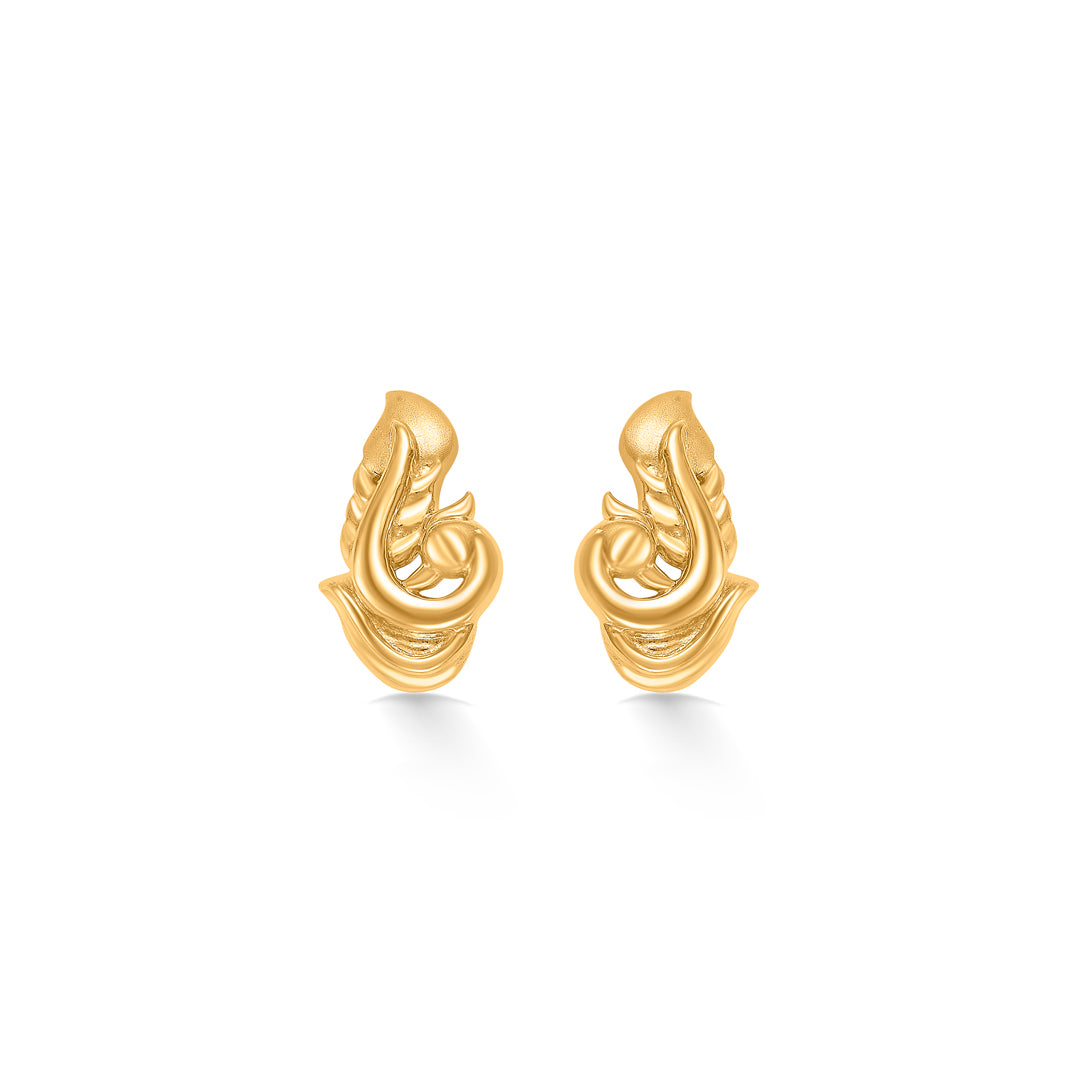 Forest Sprinkles Yellow Gold Kids Earring