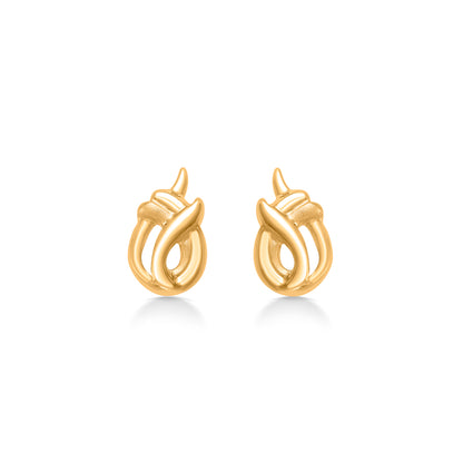 Little Styles Yellow Gold Kids Earring