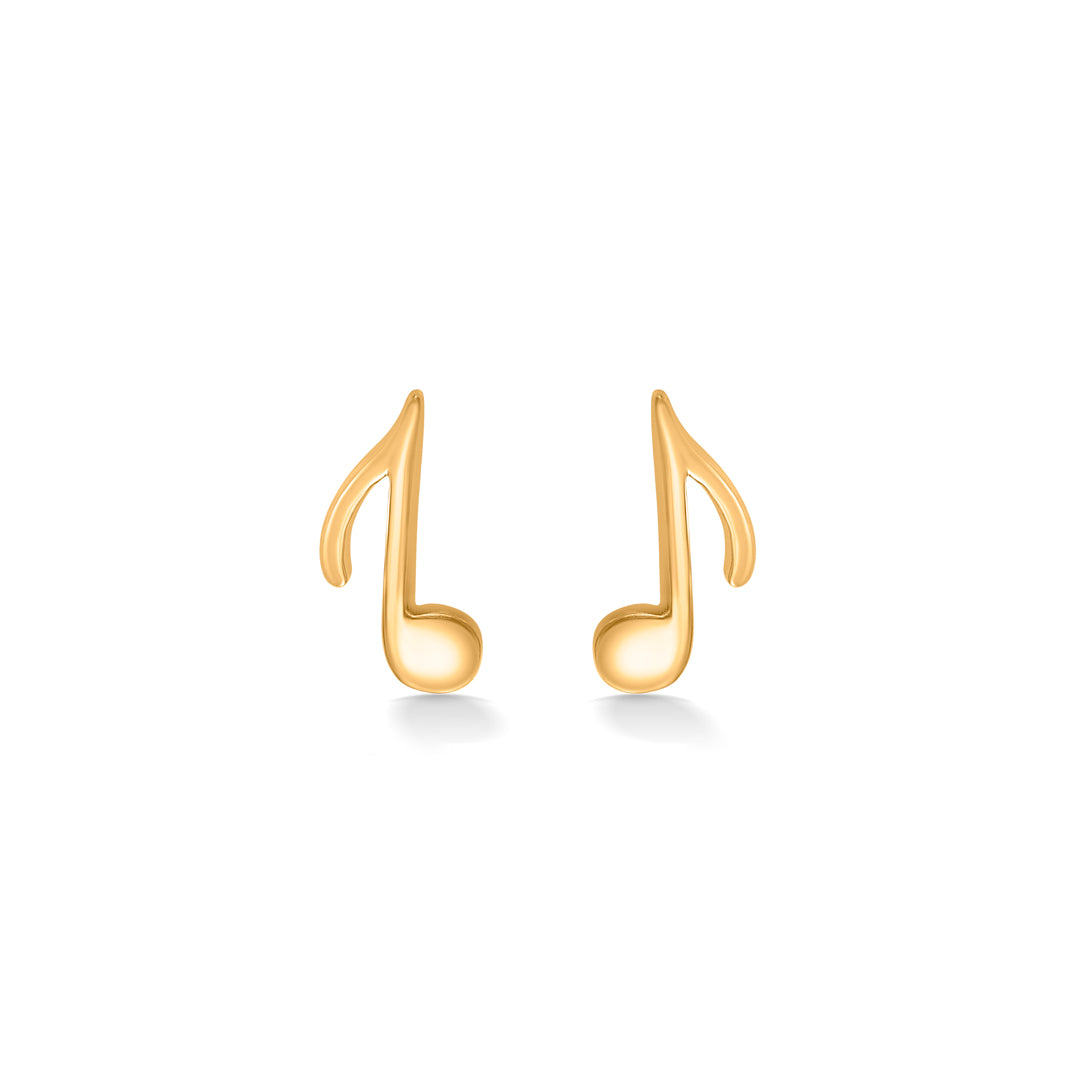 Rhythm Charms Yellow Gold Kids Earring