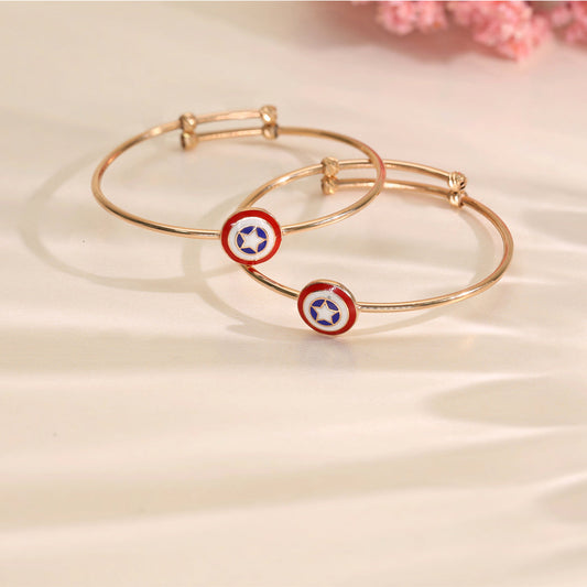 Captain Shine Gold Bangles For Kids