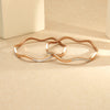 Wave Lux Gold Bangles for Her