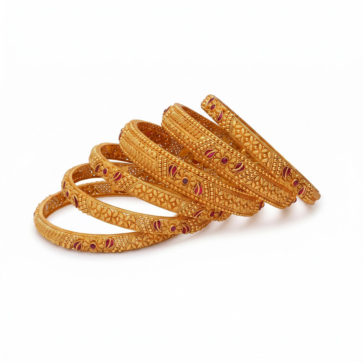 Kamalrekha Gokak Gold Bangle