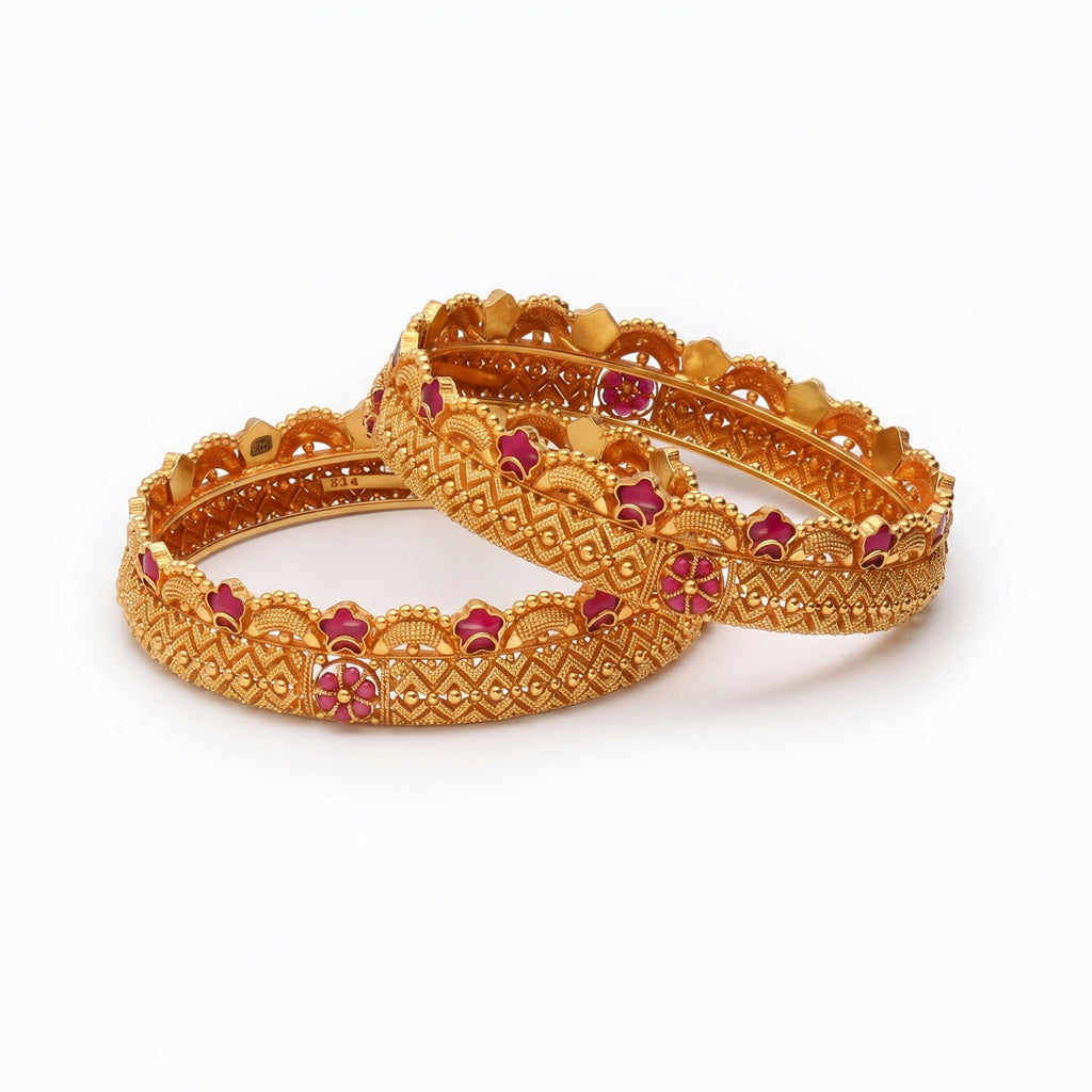 Pushpa Aabha Gold Bangle