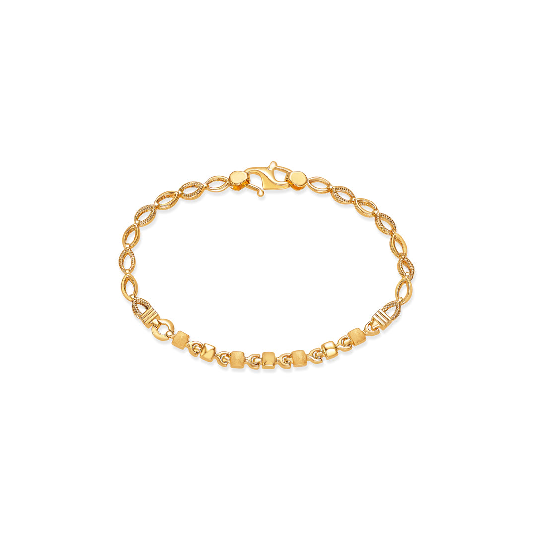 Small Splendor Yellow Gold Kids Bracelet