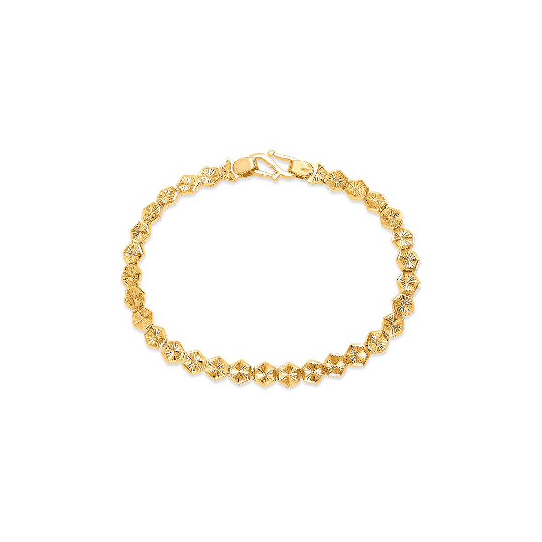 Tiny Luxury Yellow Gold Kids Bracelet