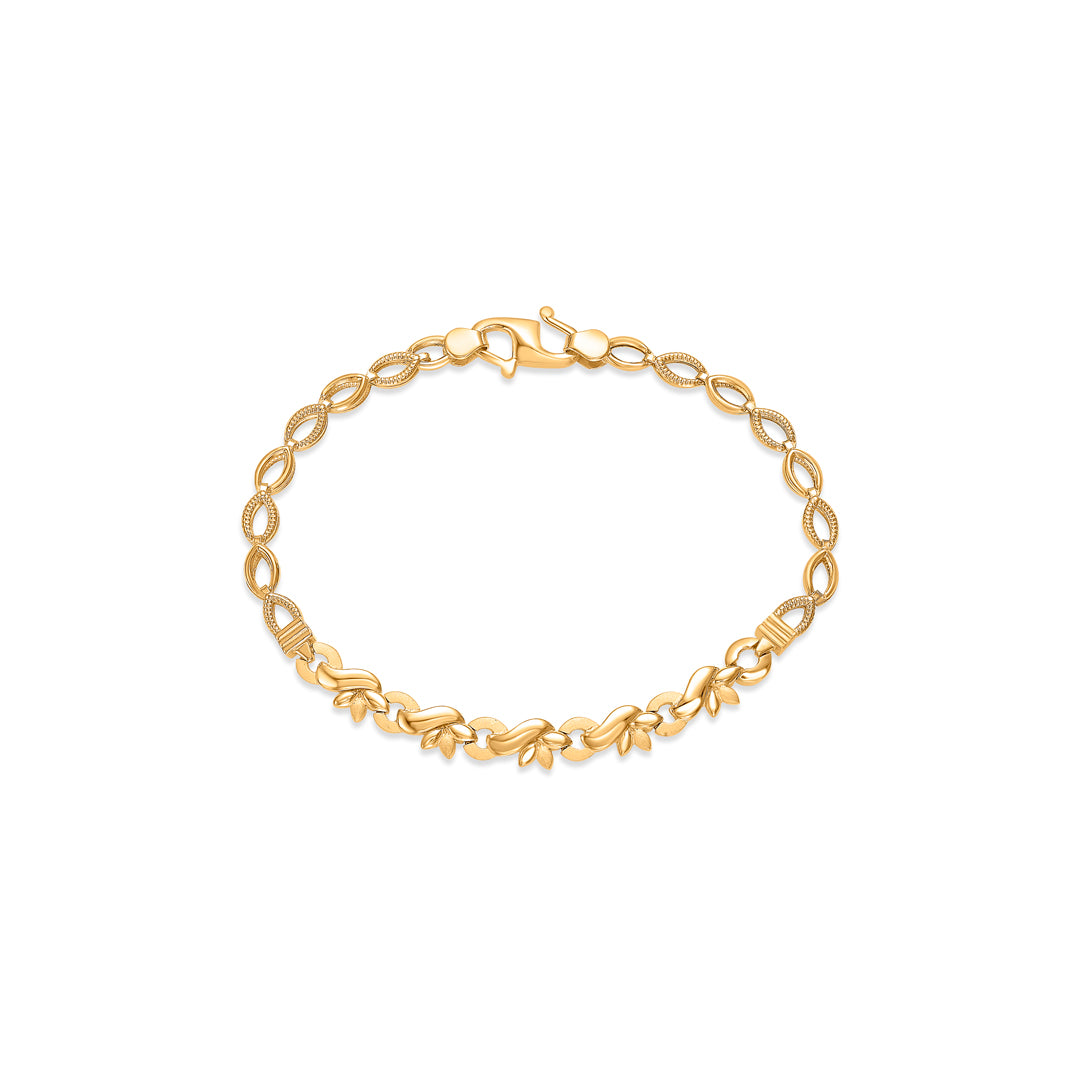 Mini Trinkets Yellow Gold Kids Bracelet