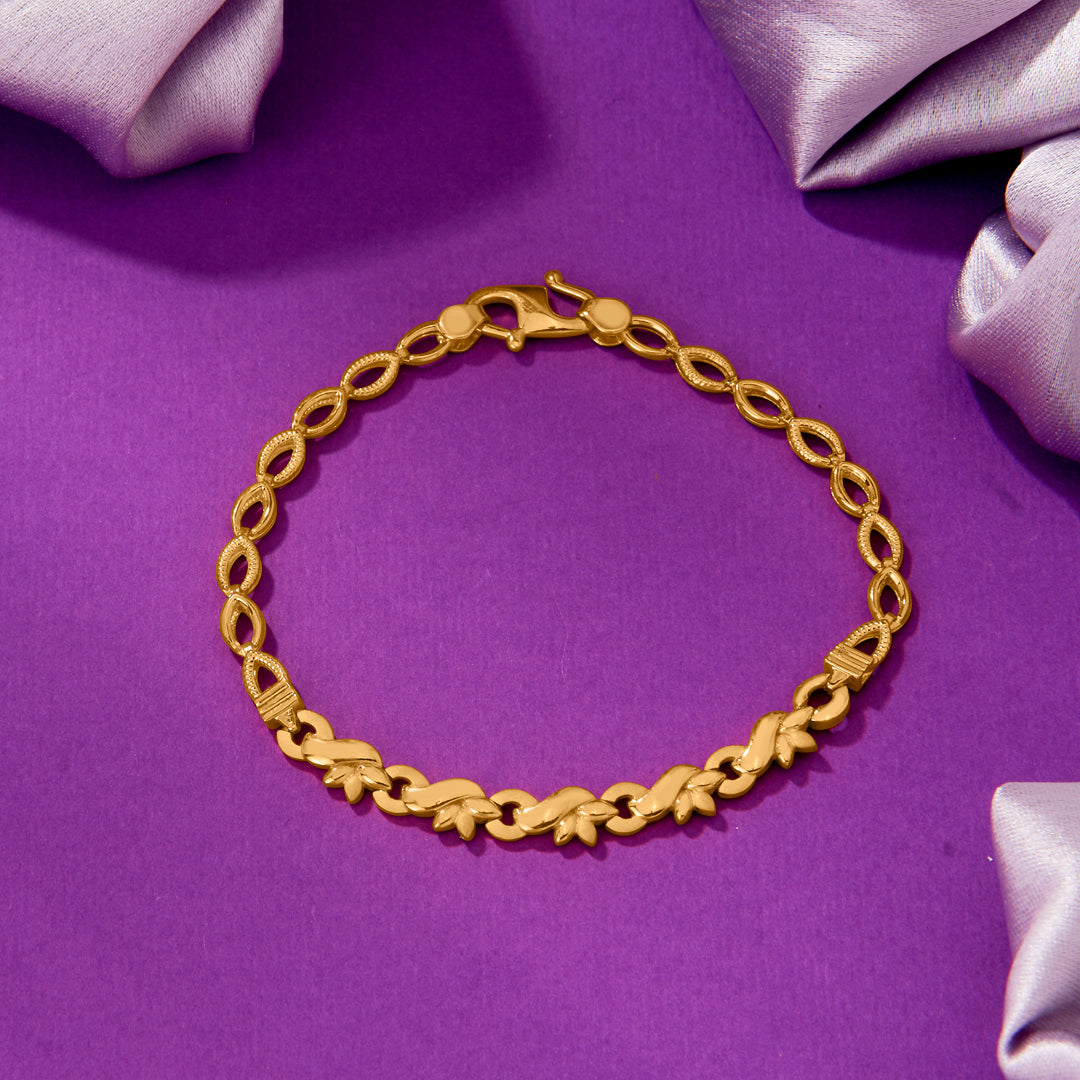 Mini Trinkets Yellow Gold Kids Bracelet