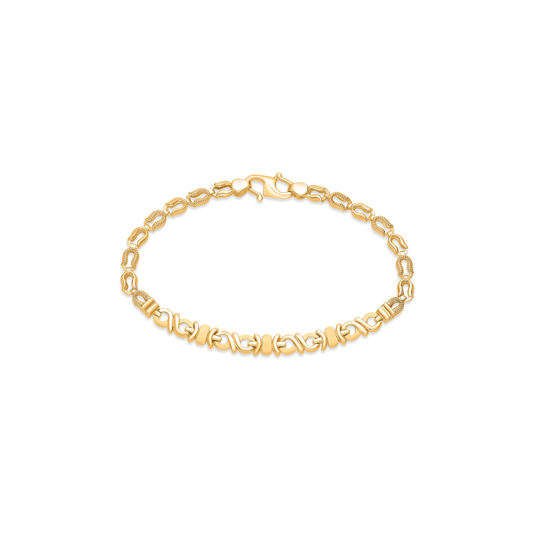 Little Angel Yellow Gold Kids Bracelet