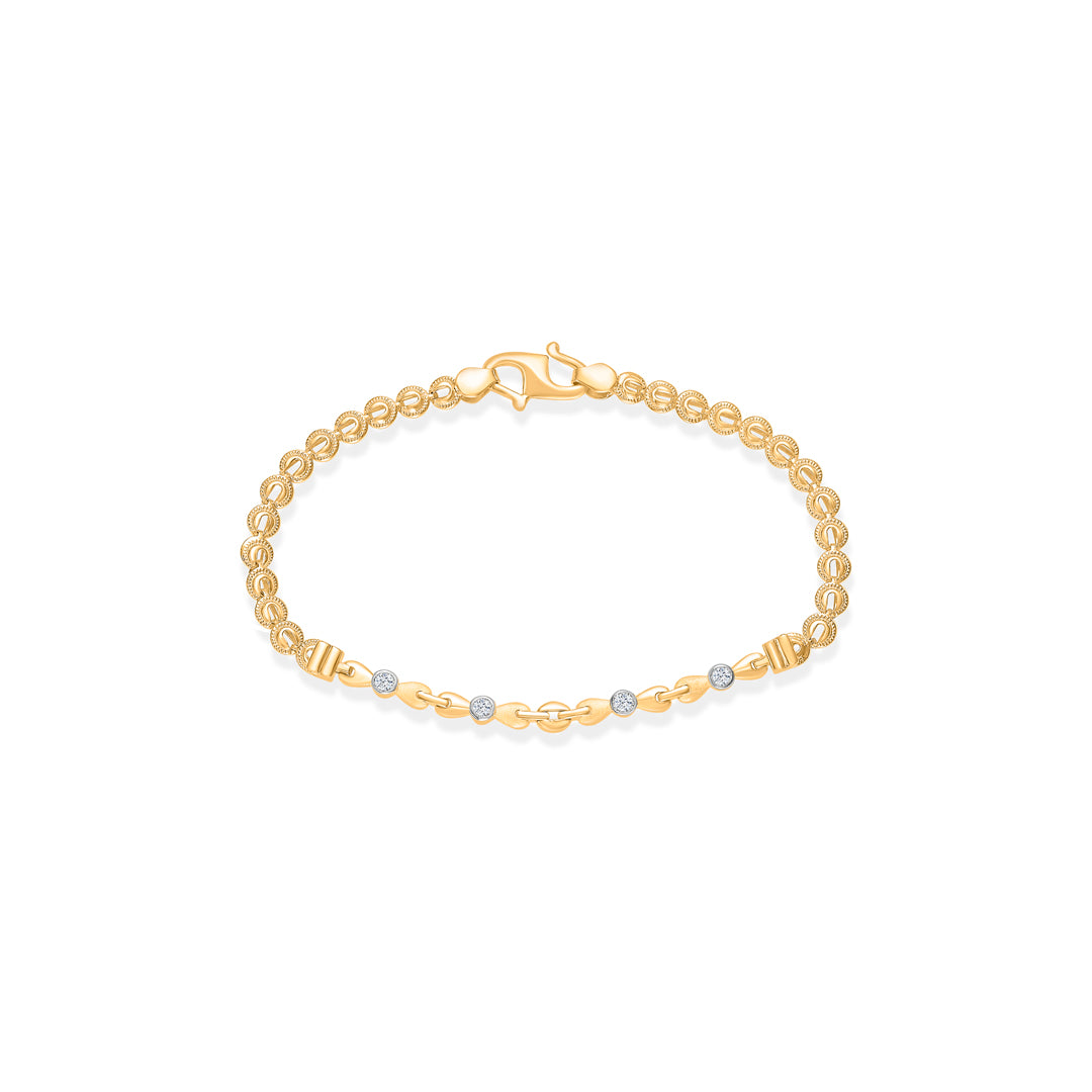 Mini Marvel Yellow Gold Kids Bracelet
