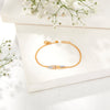 Classic Orion Yellow Gold Flexible Bracelet for Woman