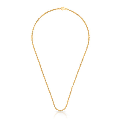 Radiant Simplicity Yellow Gold Chain For Unisex