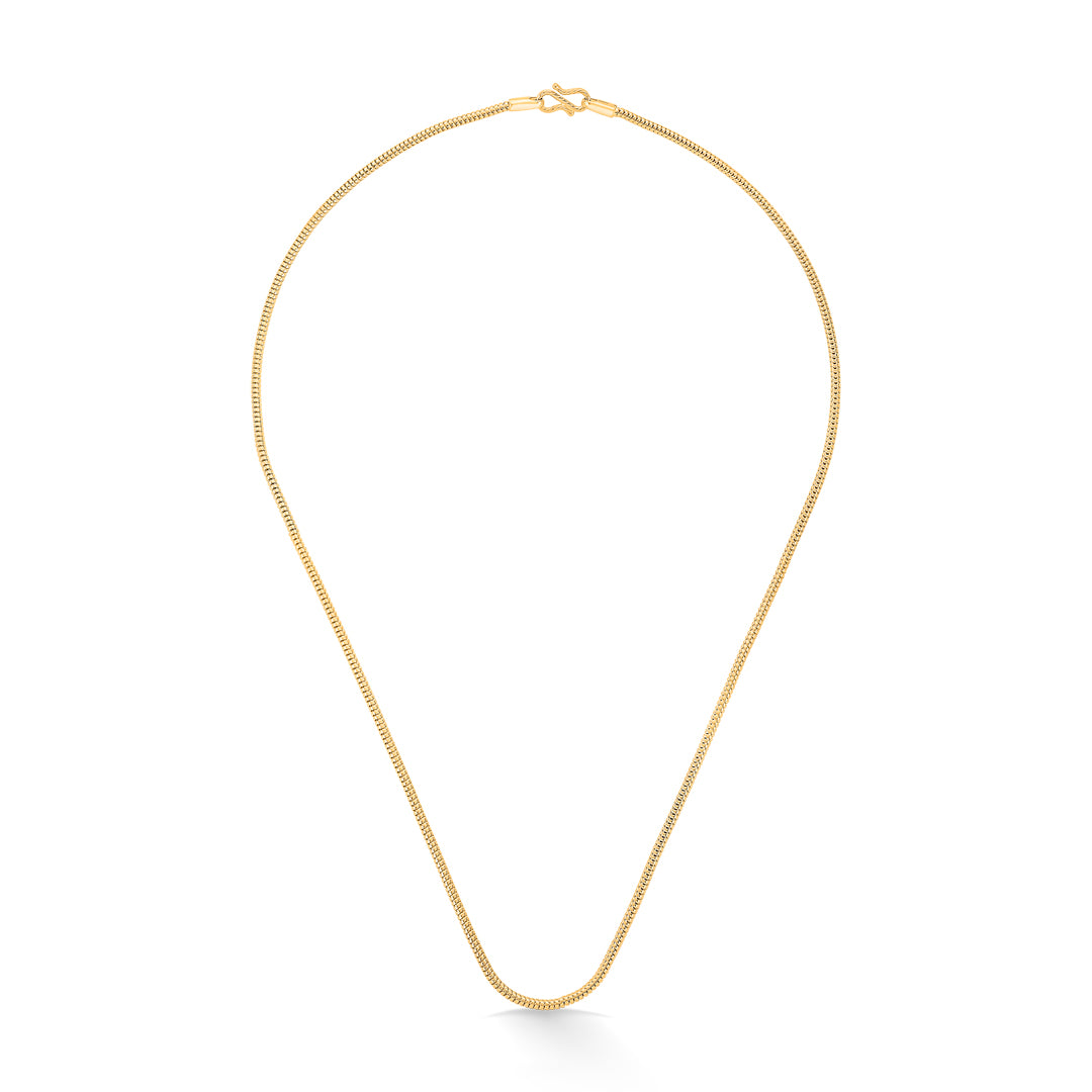 Shimmer Strand Unisex Gold Chain