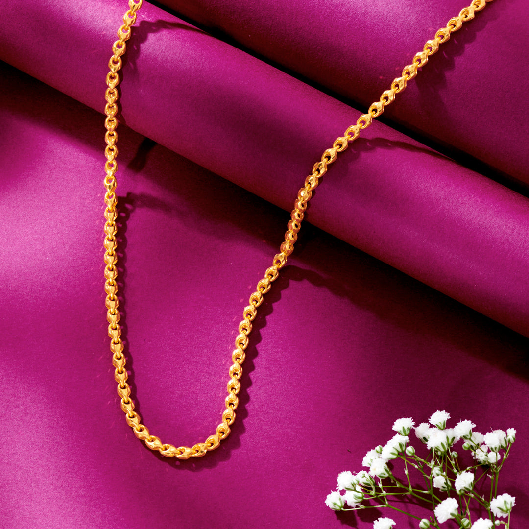 eternal link gold chain for men and women