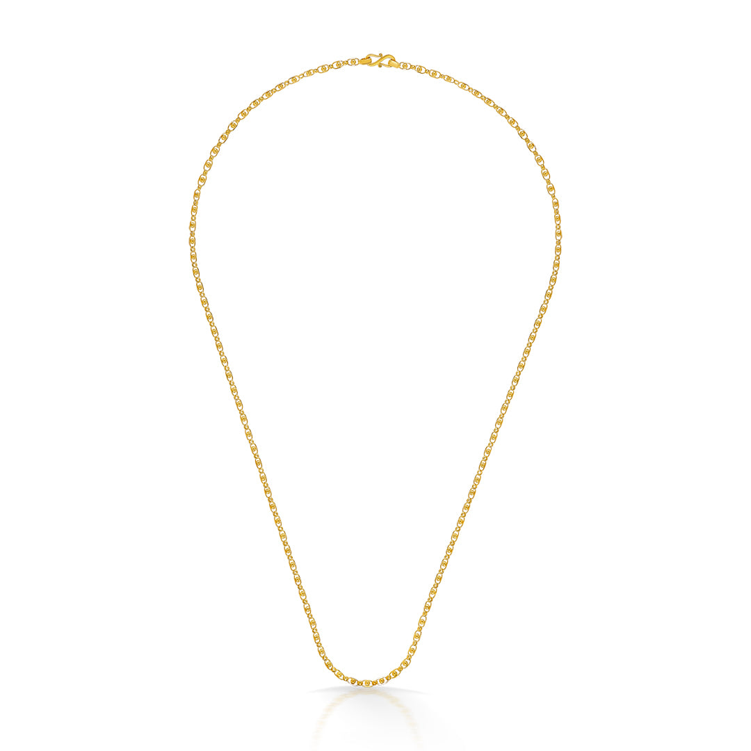 Delicate Refinement Yellow Gold Chain For Unisex