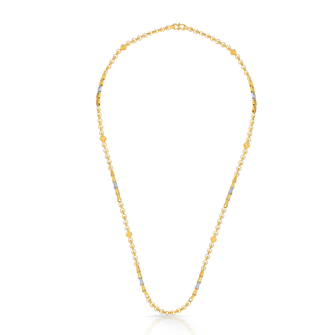 Subtle Sophistication Yellow Gold Chain For Unisex