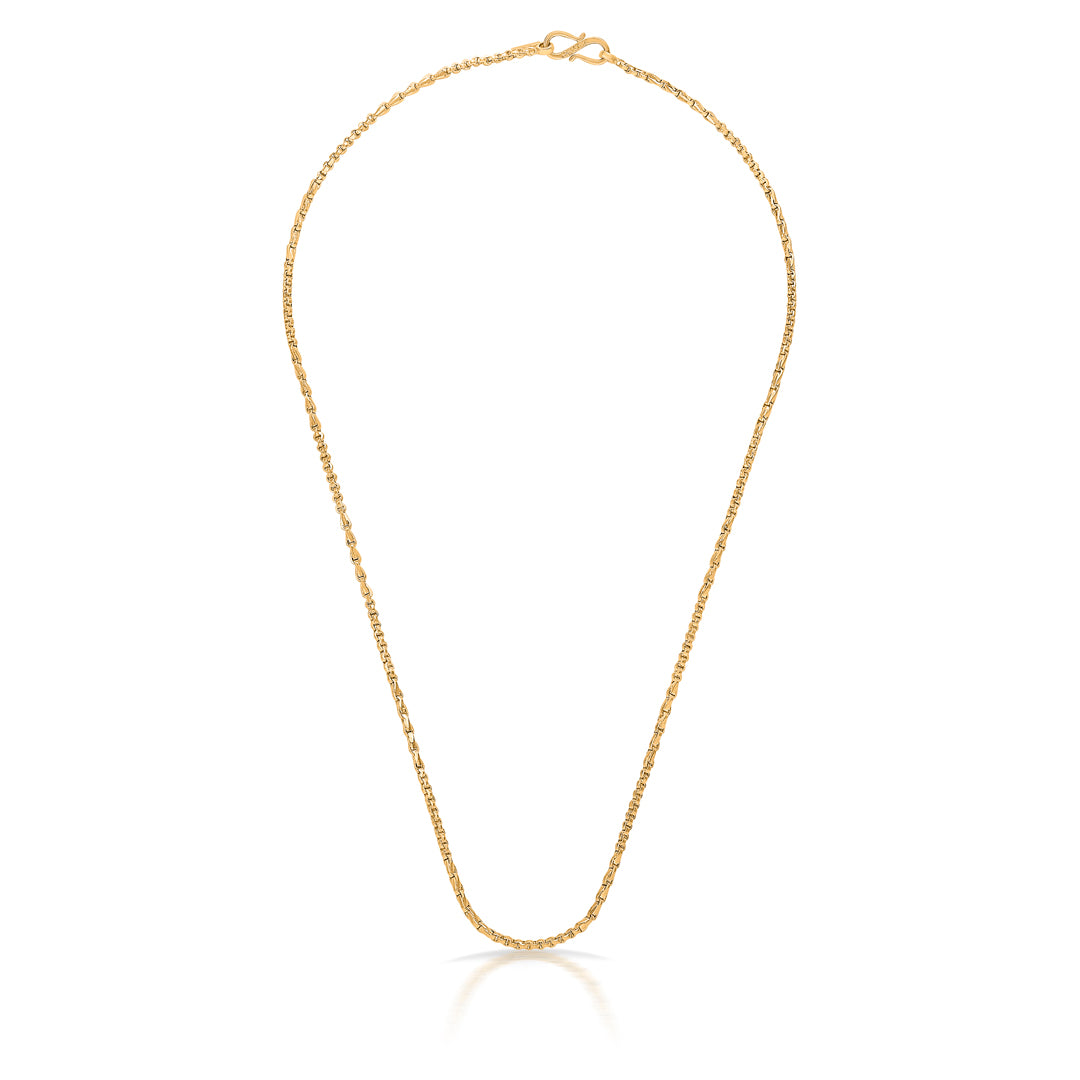 Knight Goth Gold Chain For Men