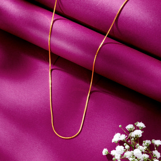 Golden Thread Gold Chain for Men and Women