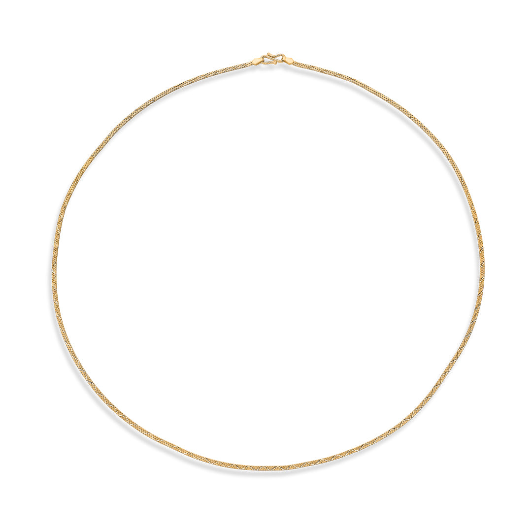regal twist unisex gold chain