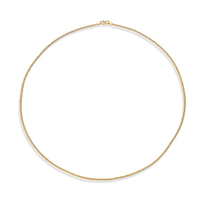Regal Twist Unisex Gold Chain