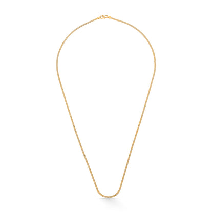 Regal Twist Unisex Gold Chain