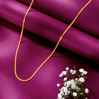 Regal Twist Unisex Gold Chain