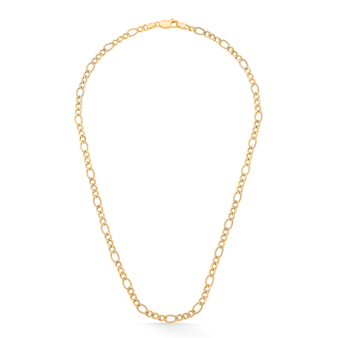 Radiant Loop Unisex Gold Chain