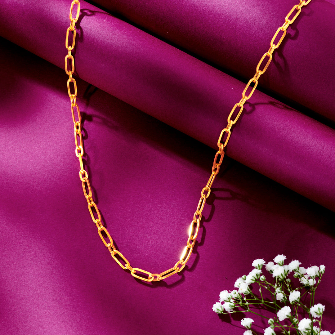 Opulent Thread Unisex Gold Chain