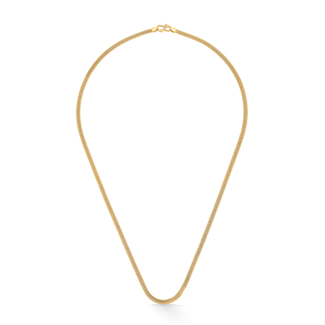 Radiance Rope Unisex Gold Chain