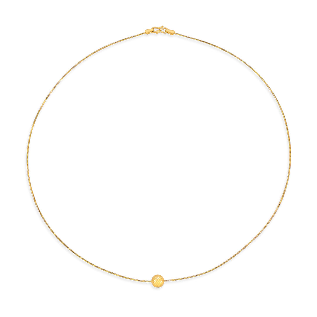 vesper strand unisex gold chain