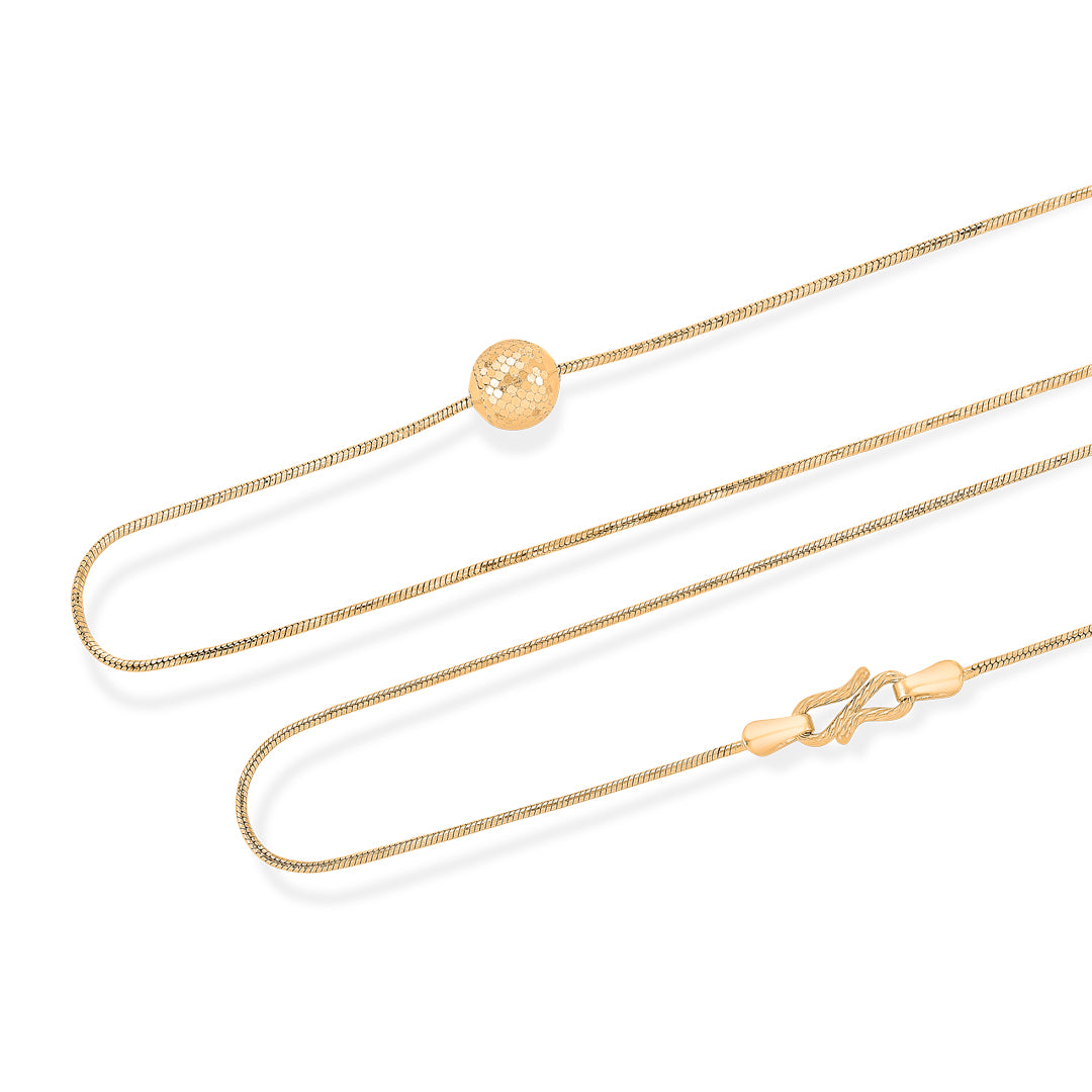 vesper strand unisex gold chain