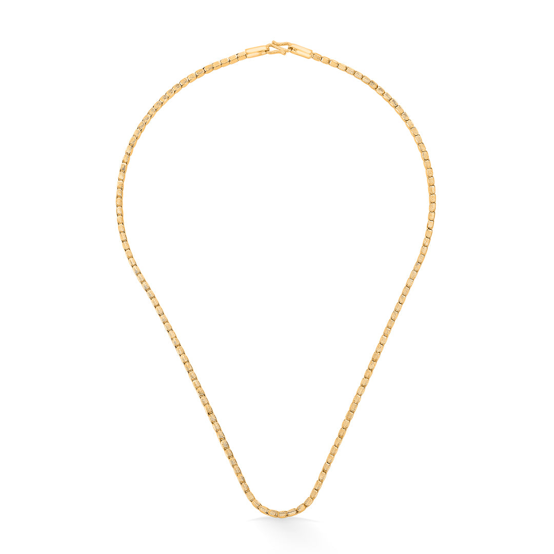 Celestial Weave Unisex Gold Chain