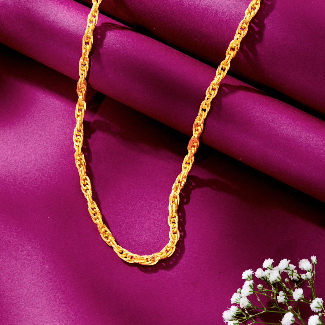 Hem Chandra Unisex Gold Chain