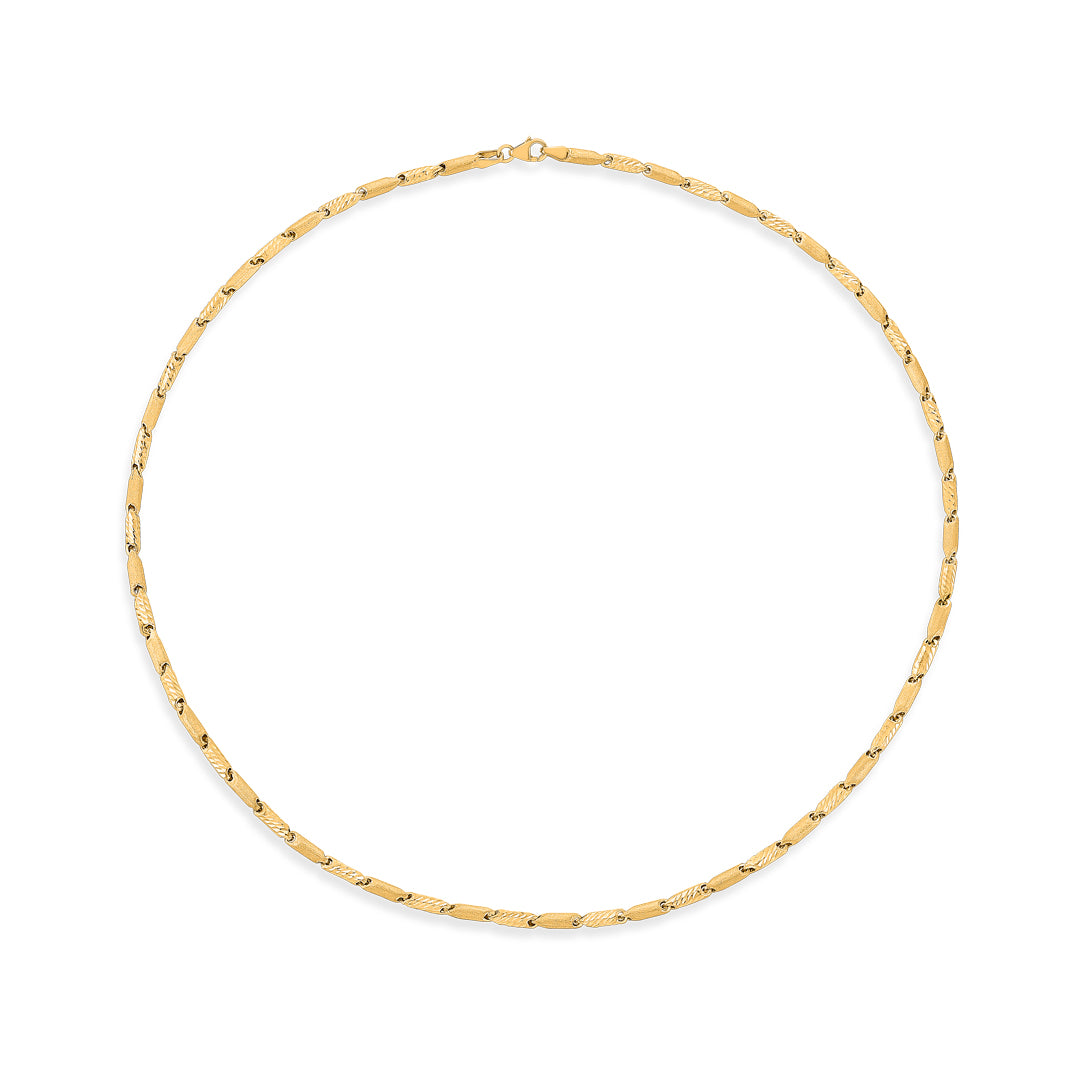 auric drift unisex gold chain