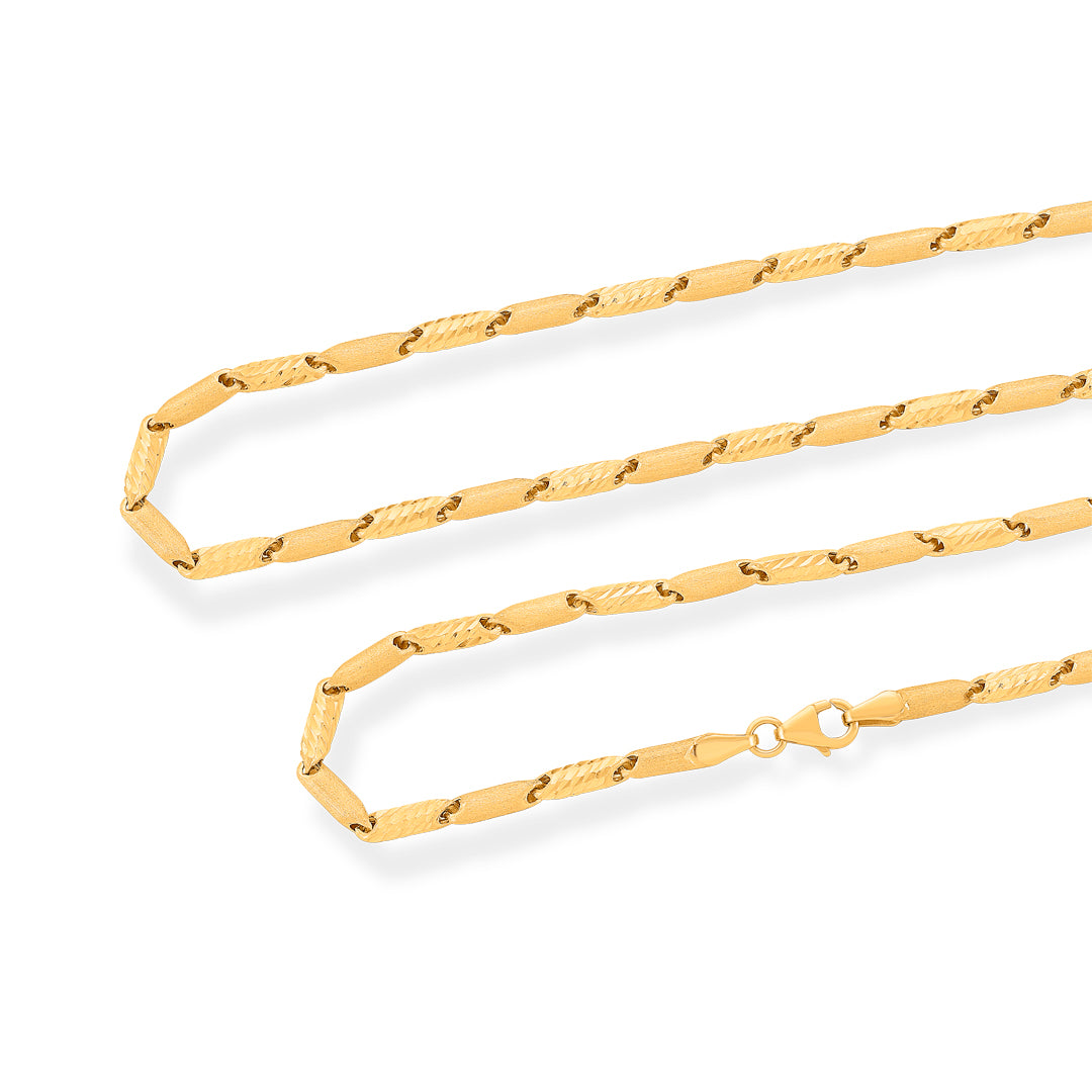 auric drift unisex gold chain