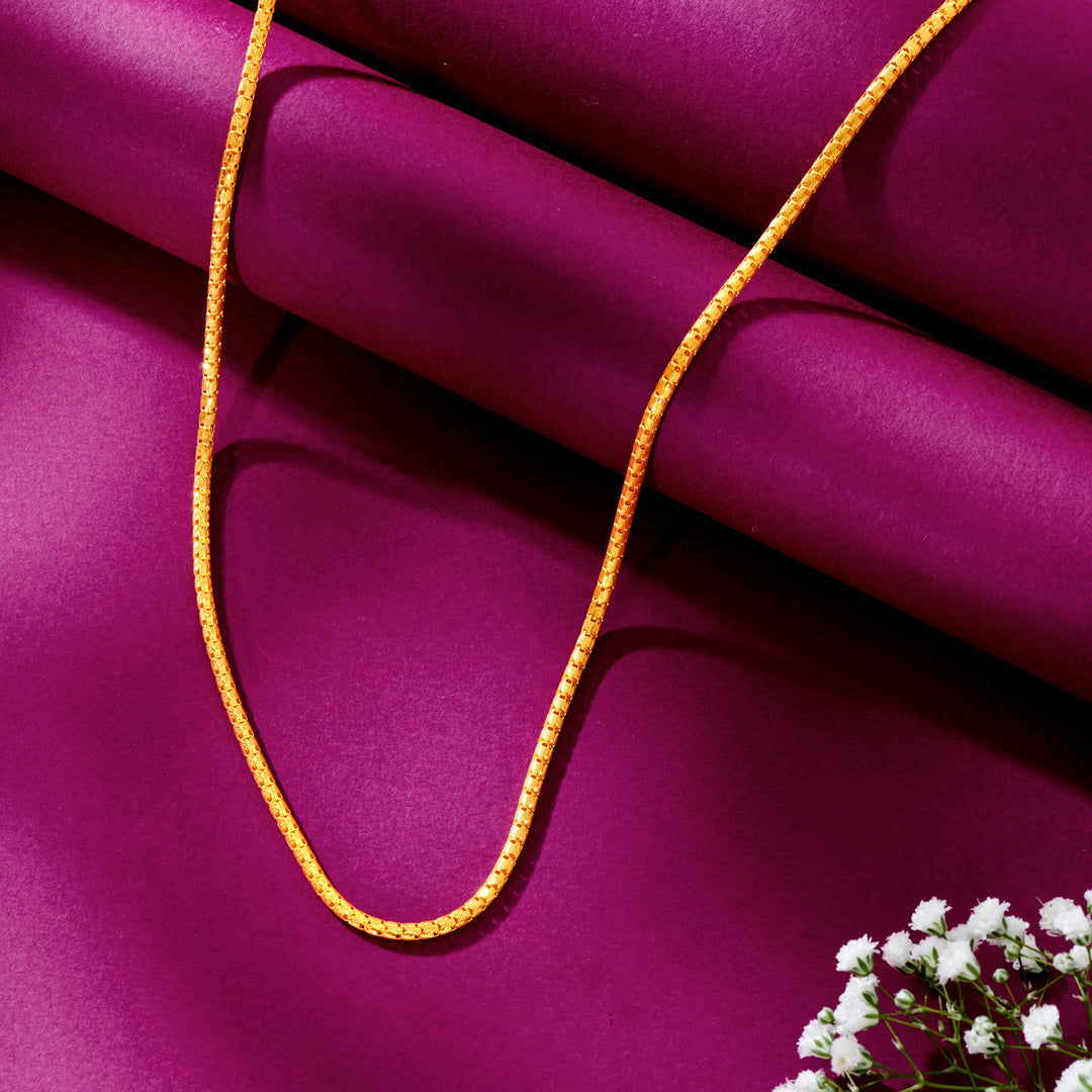 Majestic Bend Unisex Gold Chain