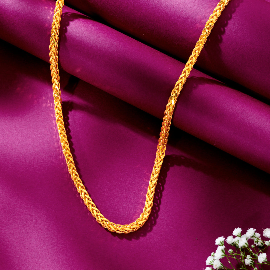 Grand Sweep Unisex Gold Chain