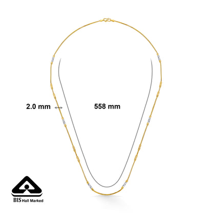 Sovereign Links Unisex Gold Chain