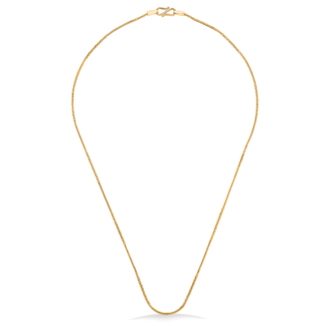 Ornate Balance Unisex Gold Chain