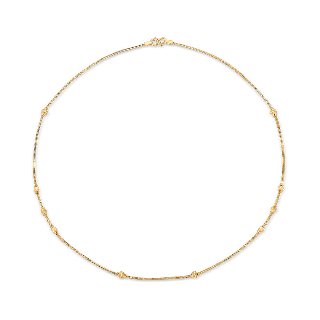auric rhythm unisex gold chain