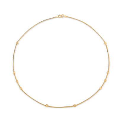 Auric Rhythm Unisex Gold Chain