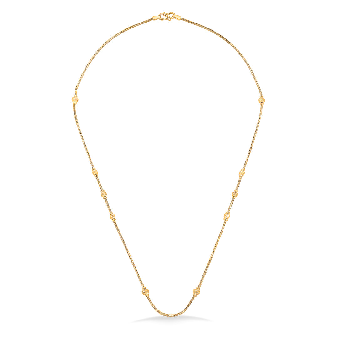 auric rhythm unisex gold chain