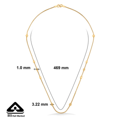 Auric Rhythm Unisex Gold Chain