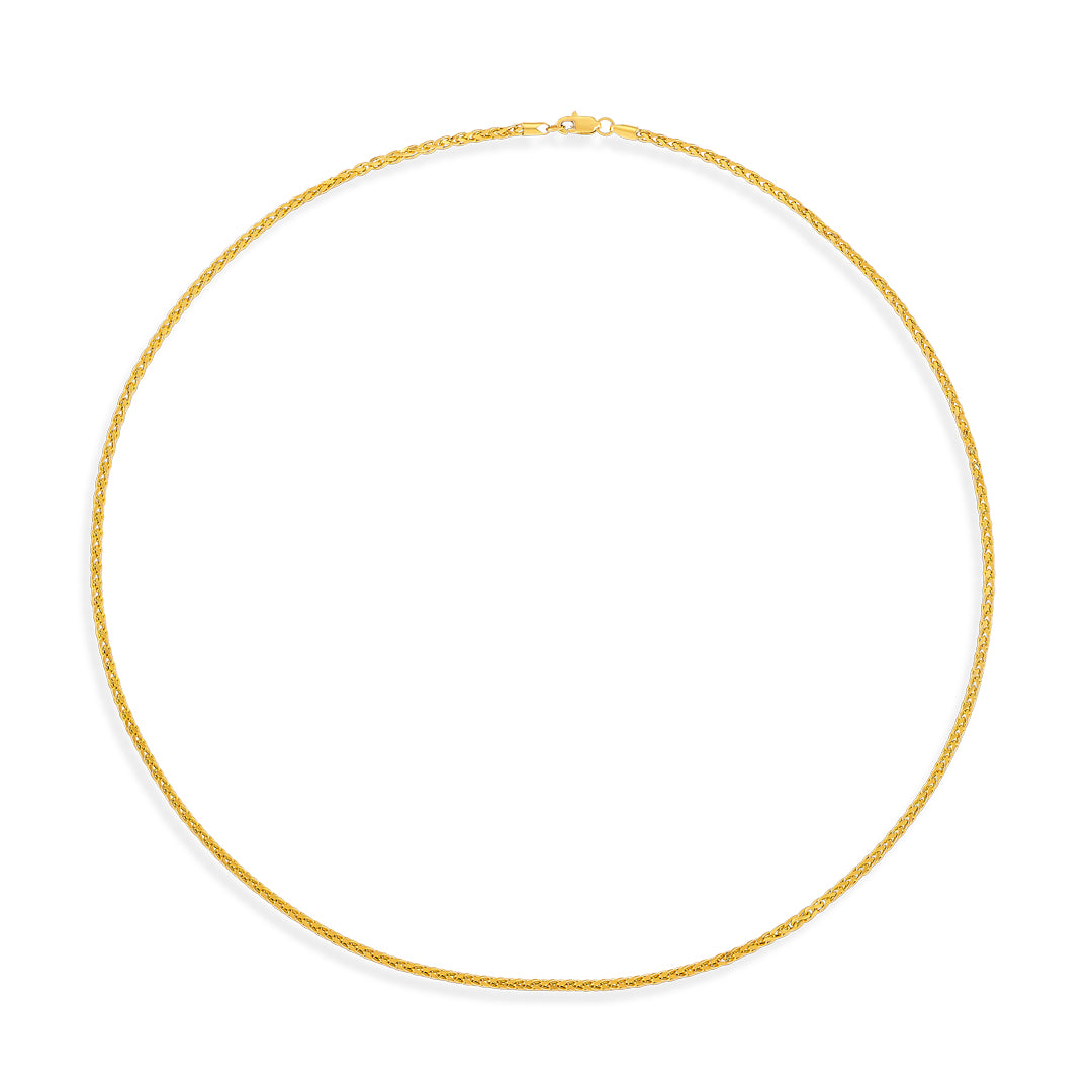 gleaming links yellow gold chain for unisex