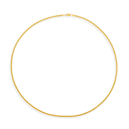 Gleaming Links Yellow Gold Chain For Unisex