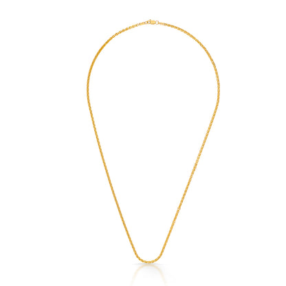 Gleaming Links Yellow Gold Chain For Unisex