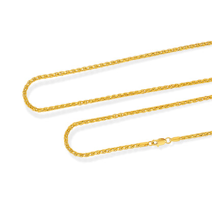 Gleaming Links Yellow Gold Chain For Unisex